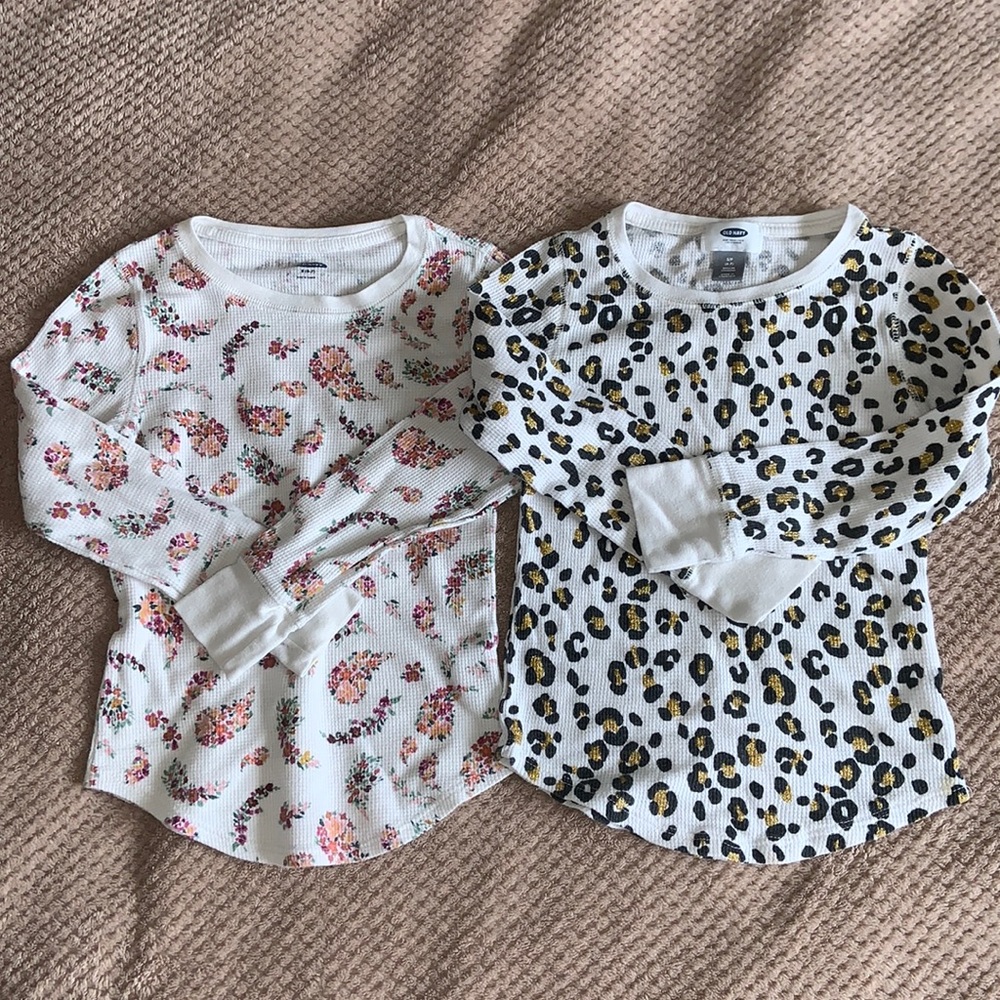 Old Navy girls waffle shirt